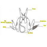 Portable Multifunction Knife Keychain Screwdriver - sheapshoop