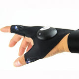Fingerless Gloves LED Glove Flashlight Torch - sheapshoop