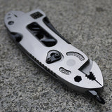 Multifunction Tools Outdoor Portable Adjustable Wrench Stainless Steel - sheapshoop